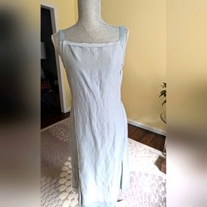 NWT!! Alberta Ferretti vintage linen/silk  ribbon dress sz 8